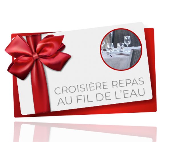 bon cadeau croisière repas au fil de l'eau